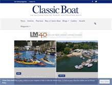Tablet Screenshot of classicboat.co.uk
